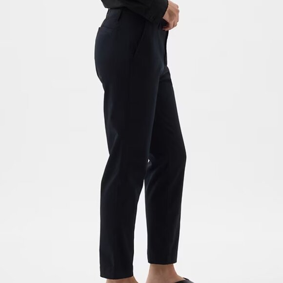 NWT Black GAP Factory Mid-Rise Downtown Khakis - Picture 3 of 14